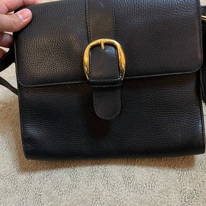 Gucci Vintage Black Pebbled Leather handbag